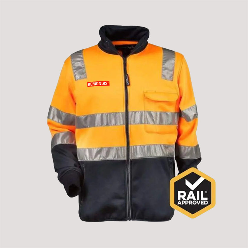 Premium Poly-Fleece Jacket, 3M Tape, Rail Spec