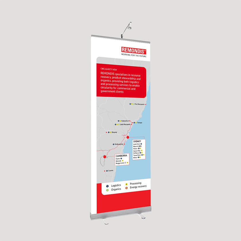 REMONDIS Pull Up Banner